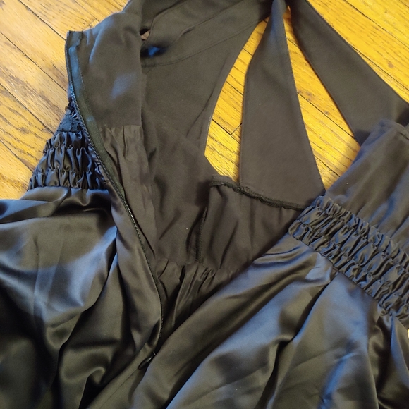 MORGAN DE TOI Y2K black bubble prom dress sz 38 - Picture 9 of 9